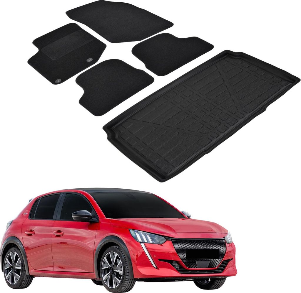 Ensemble Tapis Velours Sur Mesure et Coffre TPE pour Image du produit 
