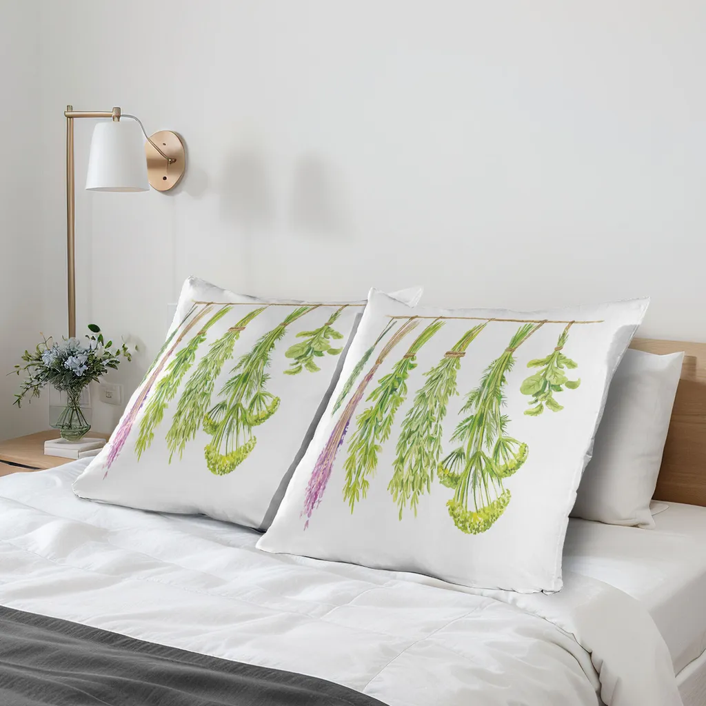 Set 2 Federe Decorative 80x80 ABAKUHAUS - Stile Botanico Chic