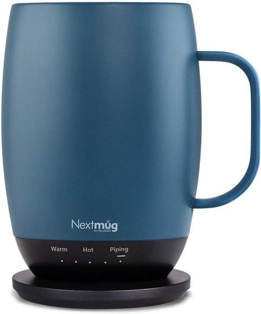 Temperaturgeregelte, selbstheizende Kaffeetasse – 18 oz. – Schieferblau