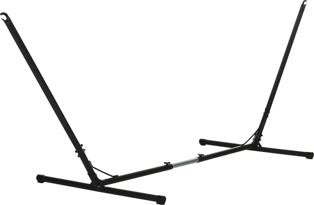 Support pour hamac extérieur en métal noir réglable - Modèle Robust 320