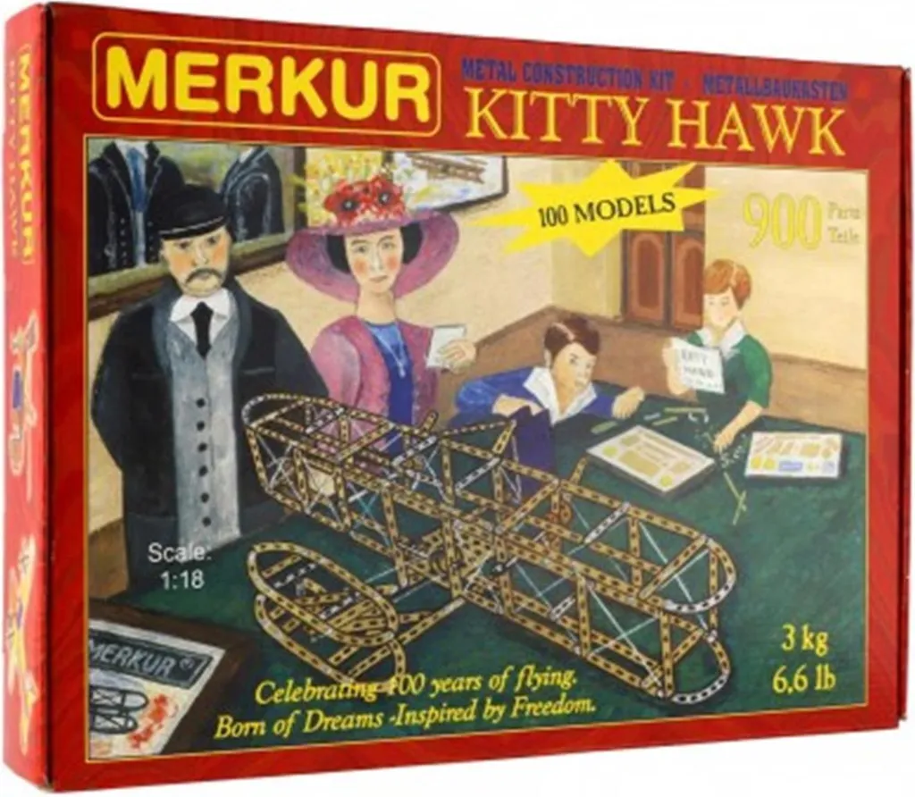 Merkur Kitty Hawk 900 pièces : Jeu de construction 100 modèles divers