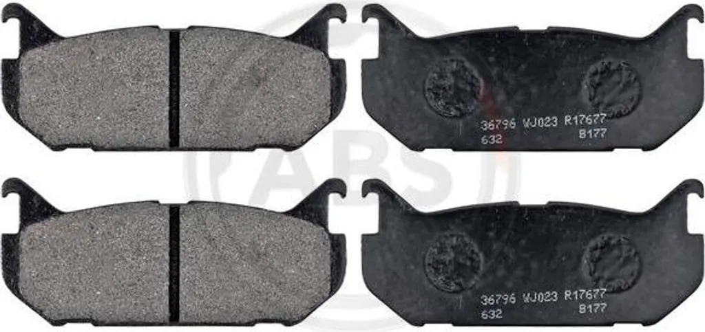 Stop aux Bruits de Freinage - Plaquettes A.B.S. 36796 pour Mazda MX-6