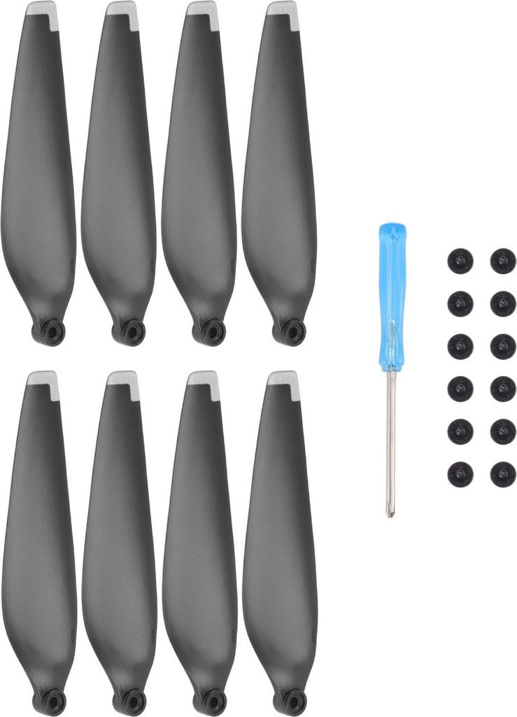 2 Paare Drone Propeller 6030 Requisiten Blatt Ersatz niedrige Ersatzklingen für Mini 3 Pro Silver Edge