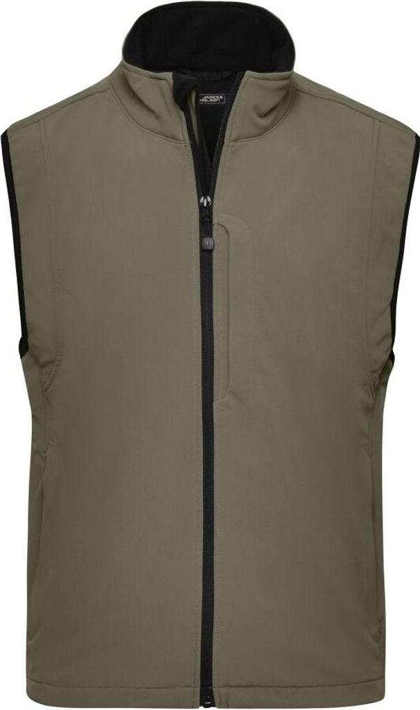 Men's Softshell Vest Trendige Weste aus Softshell olive, Gr. M