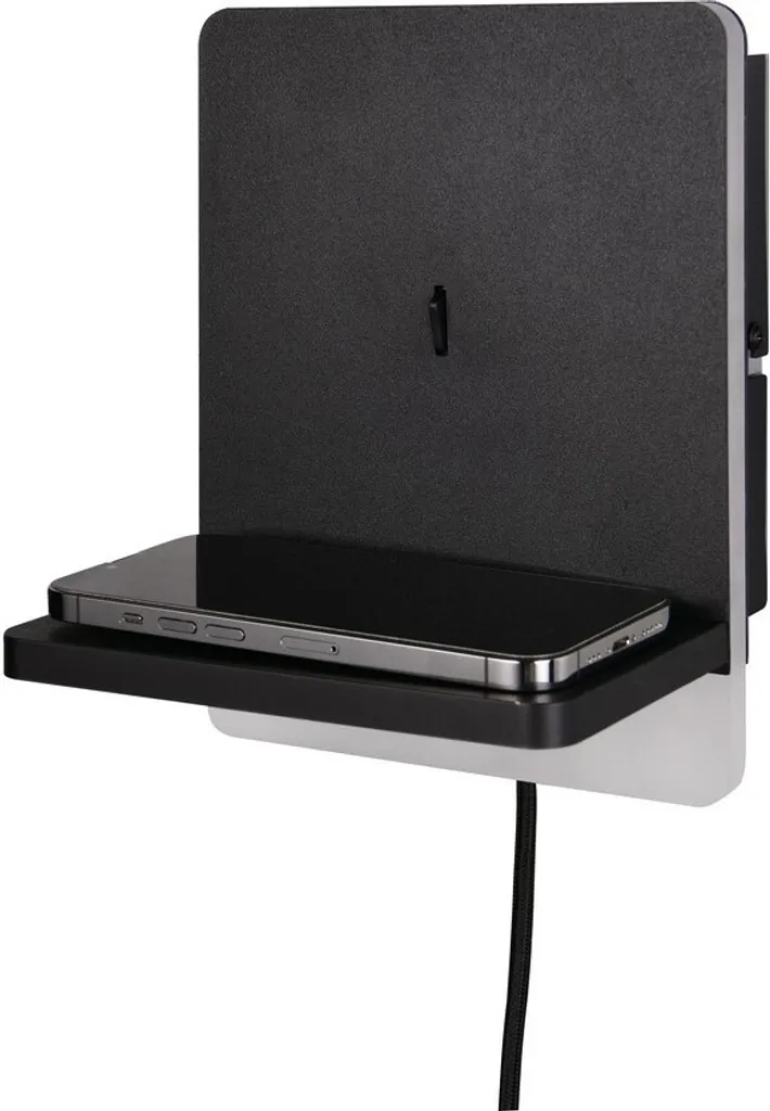 Éclairage Mur LED TRIO FAIRFIELD Noir pour Entrée et Couloir 9W 3000K