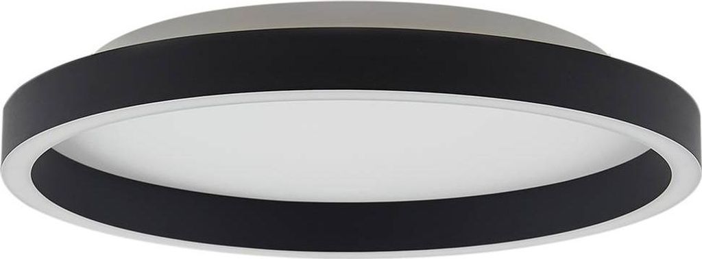 Lucande LED-Deckenleuchte Rotundo, Ø 40 cm, schwarz, dimmbar
