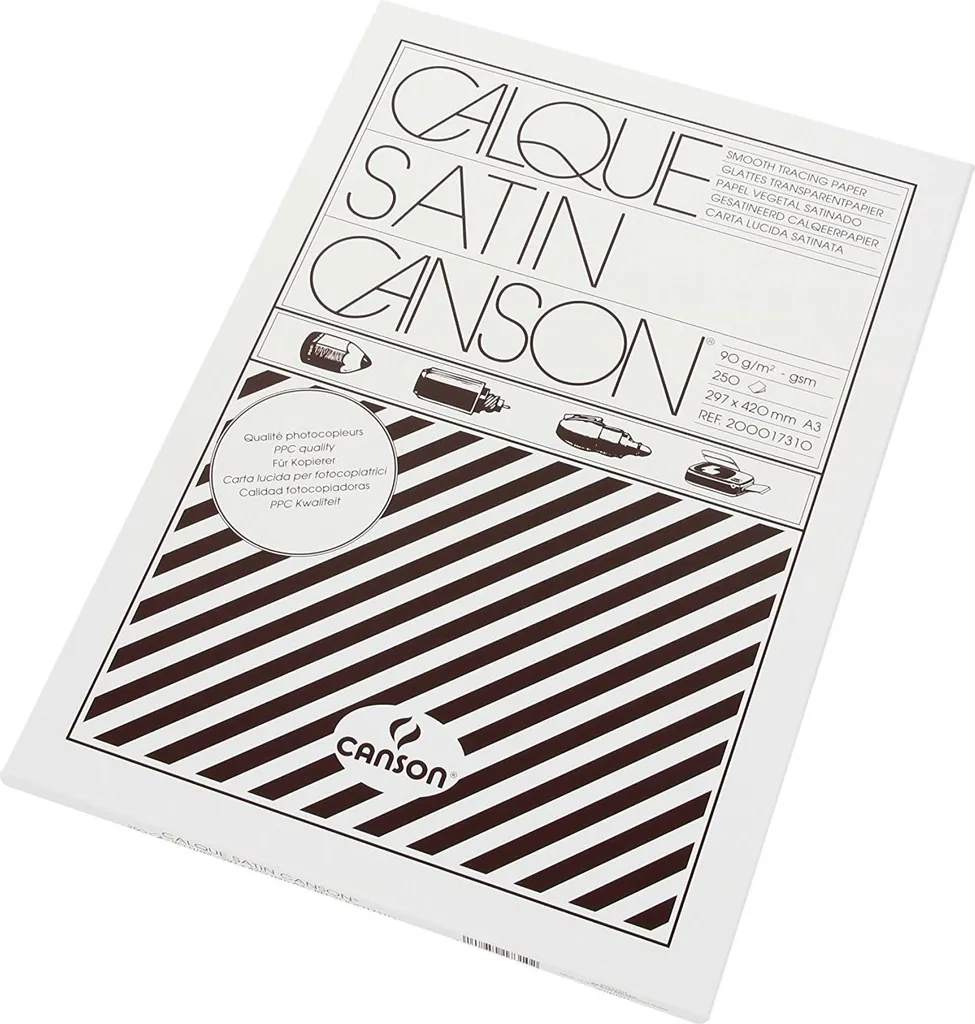 Carta Lucida Canson A3 C200017310 per Esami e Tavole Architettura