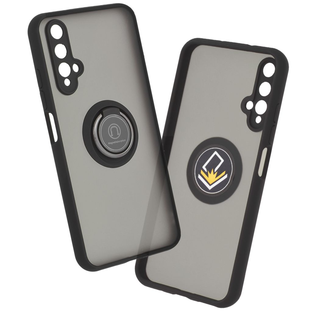 Techsuit Glinth Back Cover Hülle für HONOR 20 / Huawei nova 5T - Schwarz