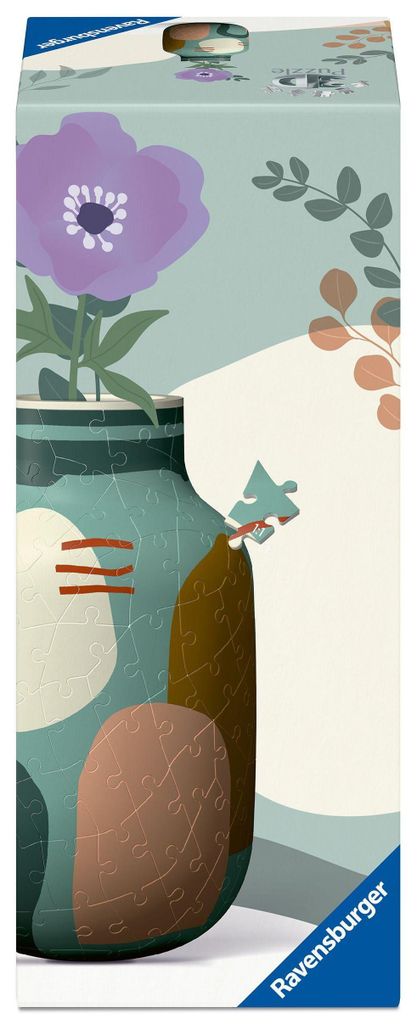 3D Puzzle Vase Organic Sage Produktbild 