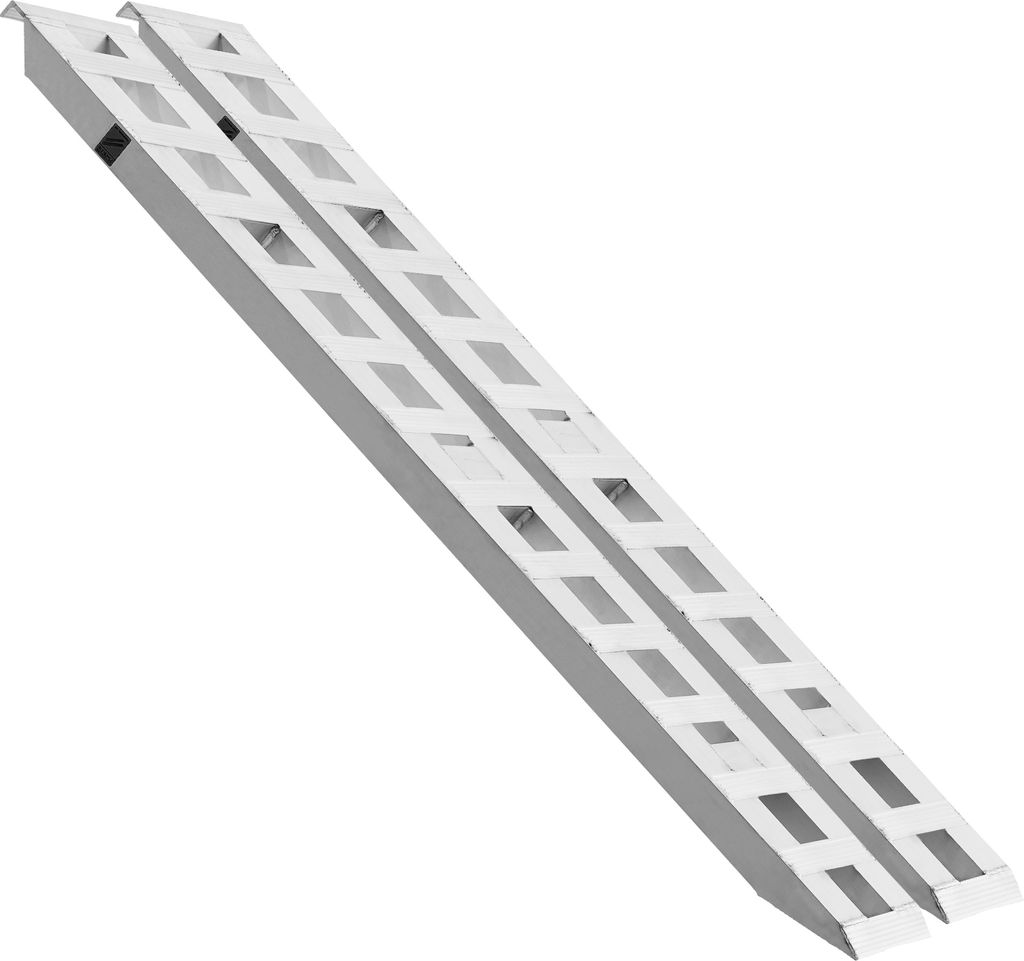 SucceBuy 72" x 15" Aluminium-Laderampen, 6000 Pfund Tragkraft für Motorrad, Geländefahrzeug, UTV, Anhänger, Rasenmäher, 2er-Pack