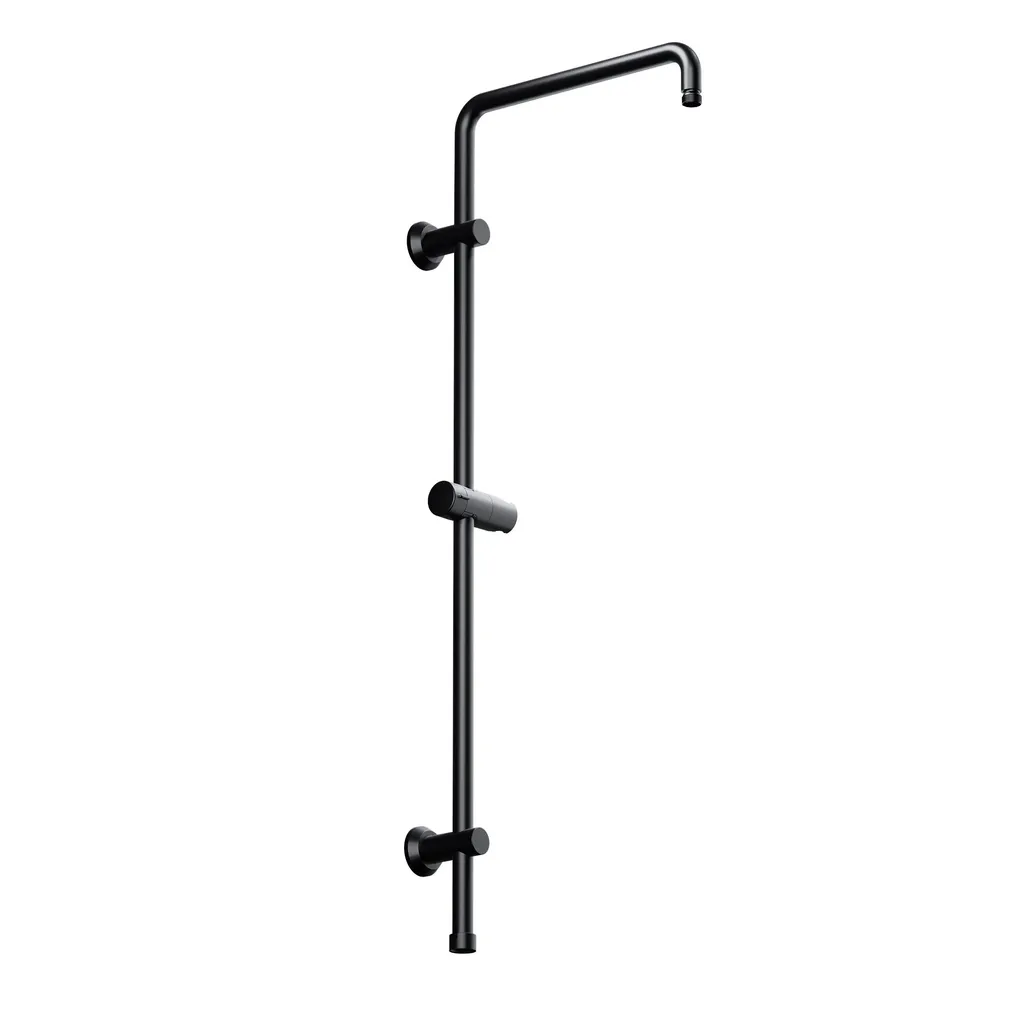 Asta Doccia Professionale JOHO Nero 92cm | Acciaio Inox al Miglior Prezzo