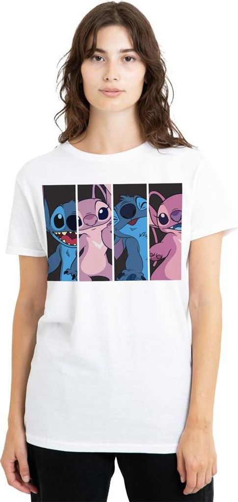 Lilo & Stitch - T-Shirt für Damen TV25247 (XXL) (Weiß)