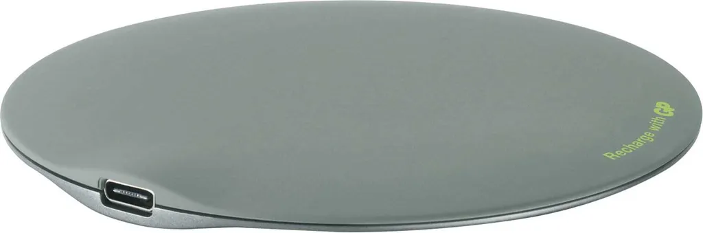 GP QP1A Chargeur 15W USB-C Gris : Recharge Sans Fil Ultra Fine et Sûre