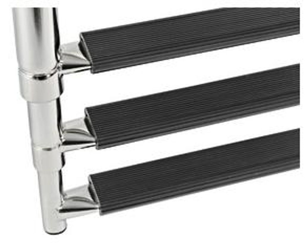 Teleskop-Breitleiter 5 Stufen AISI 316 Osculati 49.540.05 Produktbild 