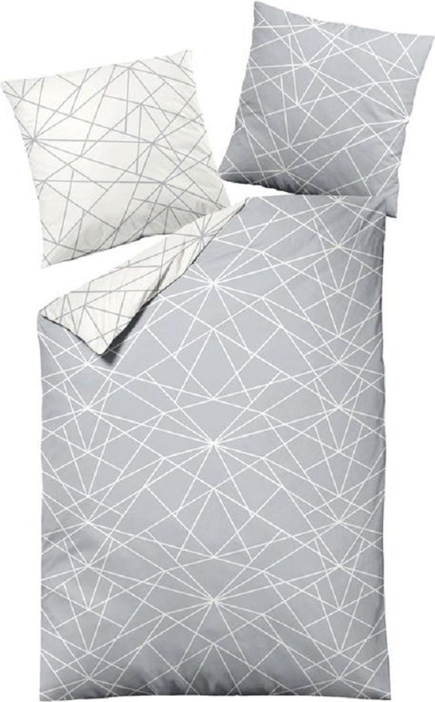 Dormisette Biber Bettwäsche 4tlg grau Silber 65101-08 | Produktbild 