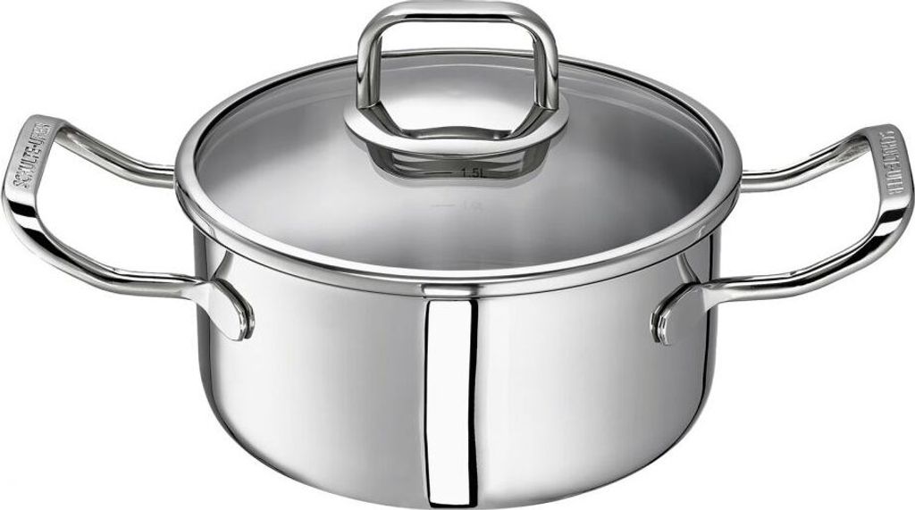 Bratentopf Ø16cm/H.7,7cm/1,4 ltr. TURBO-LINE Induktion Schulte-Ufer