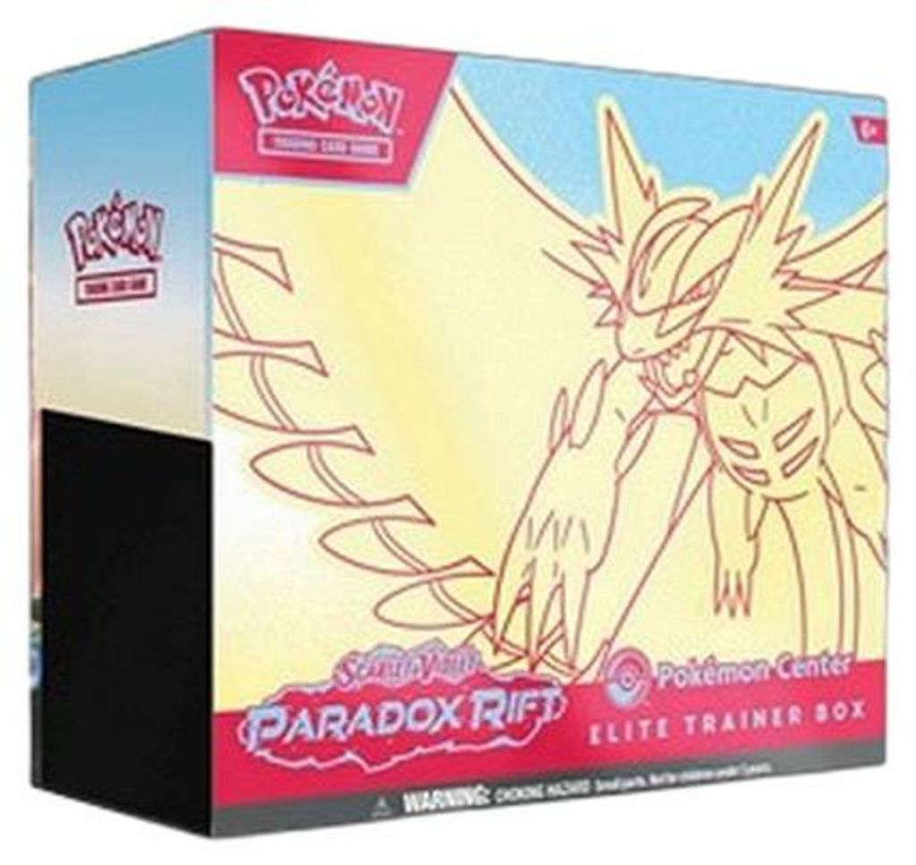 Pokemon Paradox Rift Roaring Moon Pokemon Center Elite Trainer Box