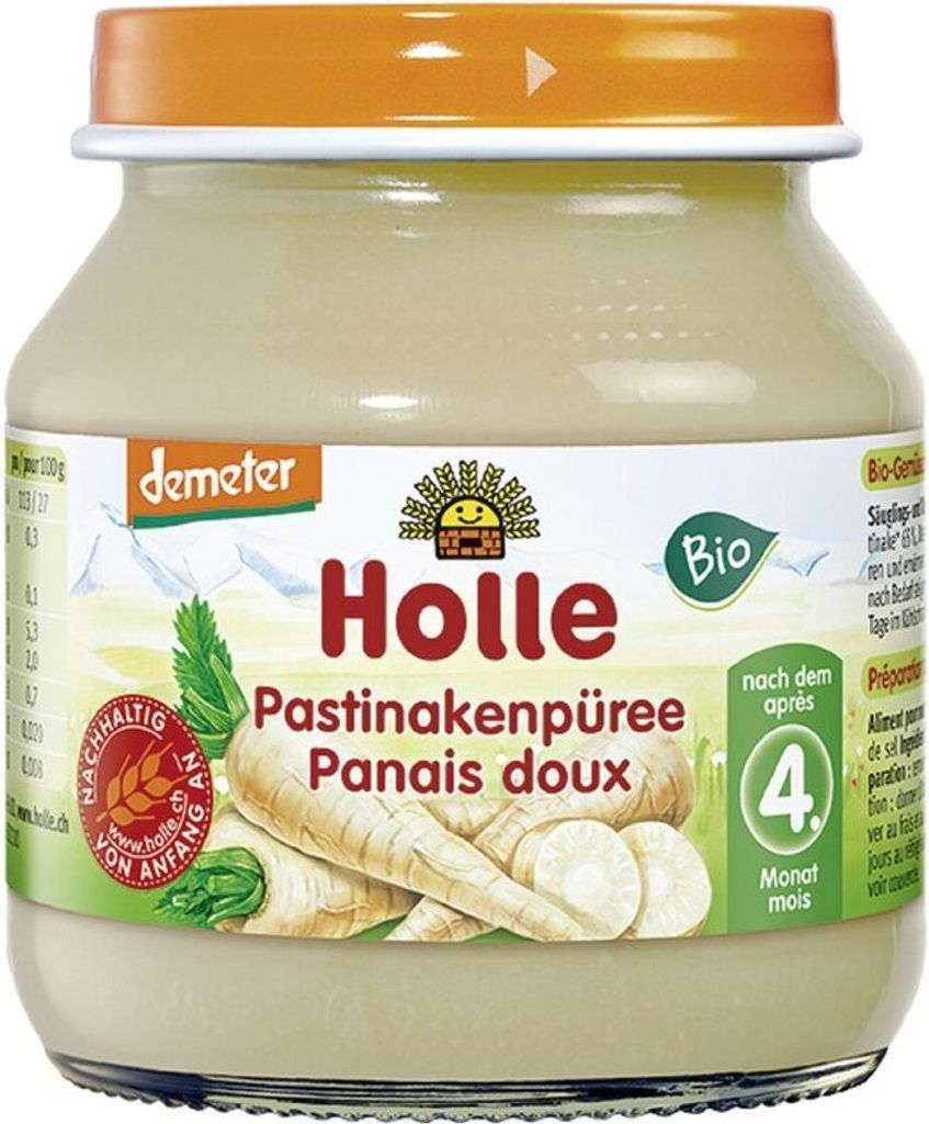 PARSON PÜREE OHNE ZUCKERZUSATZ, GLUTENFREI AB 5 MONATEN DEMETER 125 g (GLAS) - HOLLE