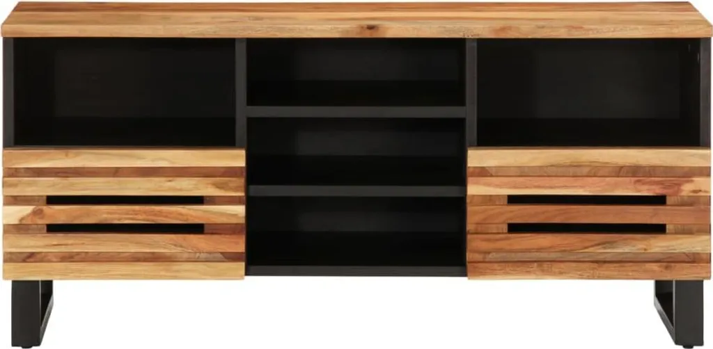 Mobile Porta TV vidaXL in Acacia Massiccia | Qualità e Design 100x34x46