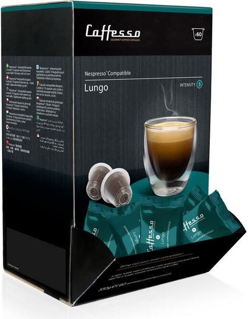 Caffesso Lungo 60ks 100 kompatibiln Kaufland.cz