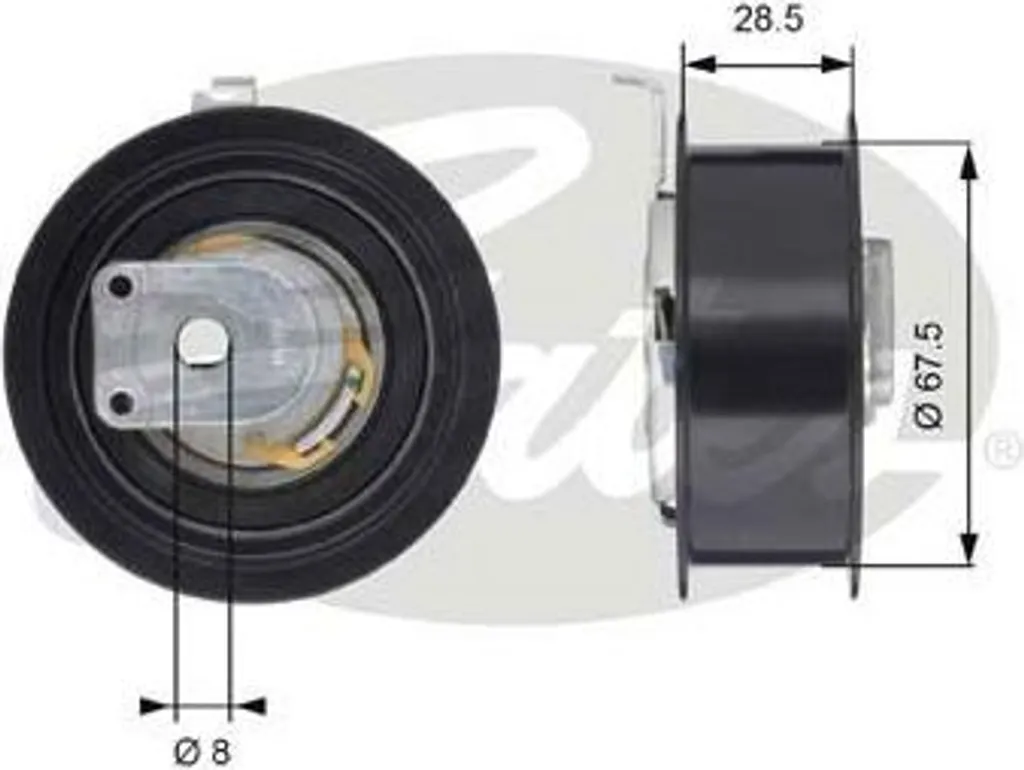 Galet Tendeur de Distribution pour Audi A3 et A4 8E Moteur 2.0 TFSI FSI