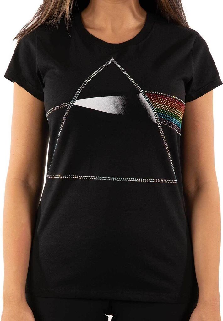 Pink Floyd - "Dark Side Of The Moon" T-Shirt für Damen RO3791 (XXL) (Schwarz)