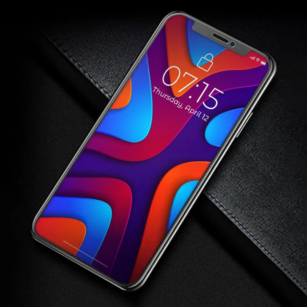 vetro temperato opaco 2,5D per l'iPhone 12 Pro Max - 3