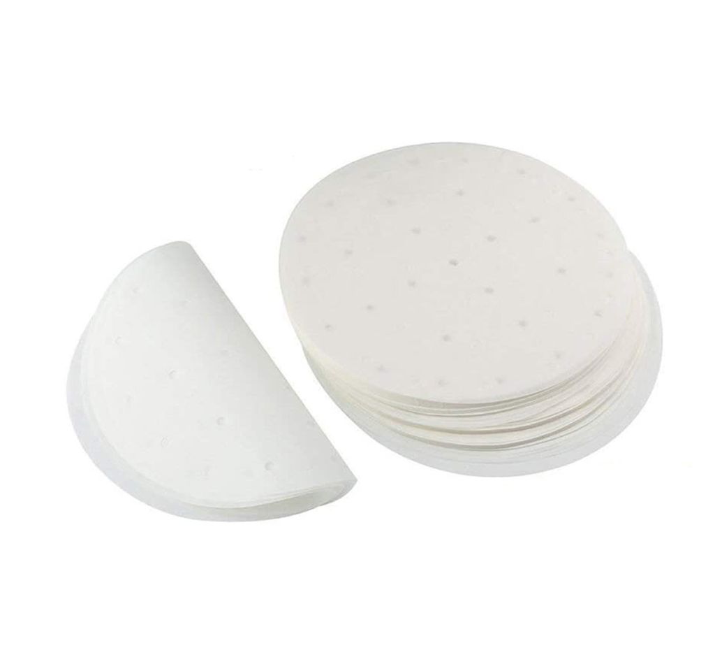 Dampfgarer Papier, Perforiert Backpapier Antihaft, Rund Papier