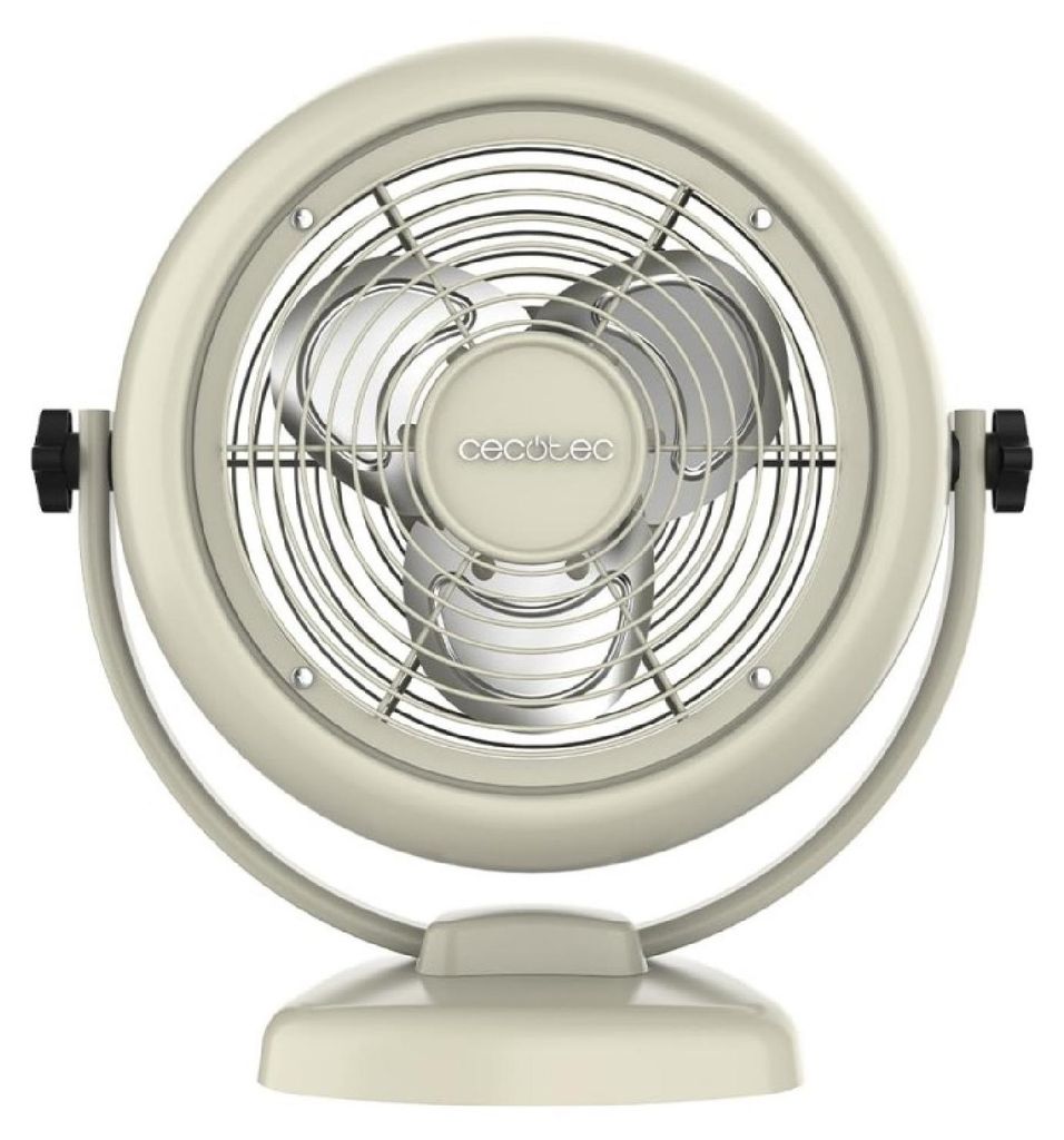 Cecotec Tischventilator EnergySilence 800 RetroDesk Beige Produktbild 