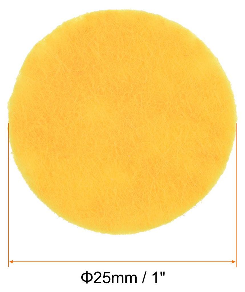 100 Stš¹ck Runde Bastelfilz 25mm, Filzkreise Handwerk Filz Pads Vliesstoff Filzkissen fš¹r N?hen, DIY Projekt, Bastelarbeiten, Handwerk, Decora...