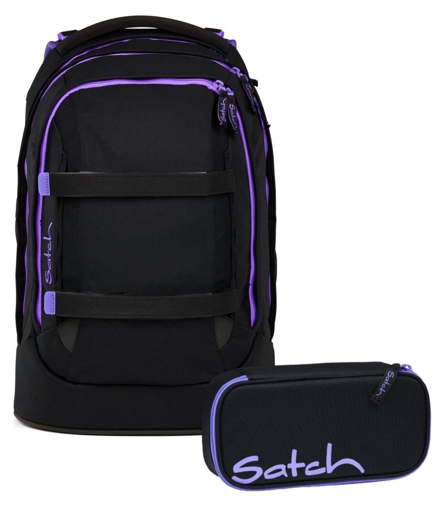 Satch, Schulrucksack-Set PACK Purple Phantom 2-teilig, ab Produktbild 