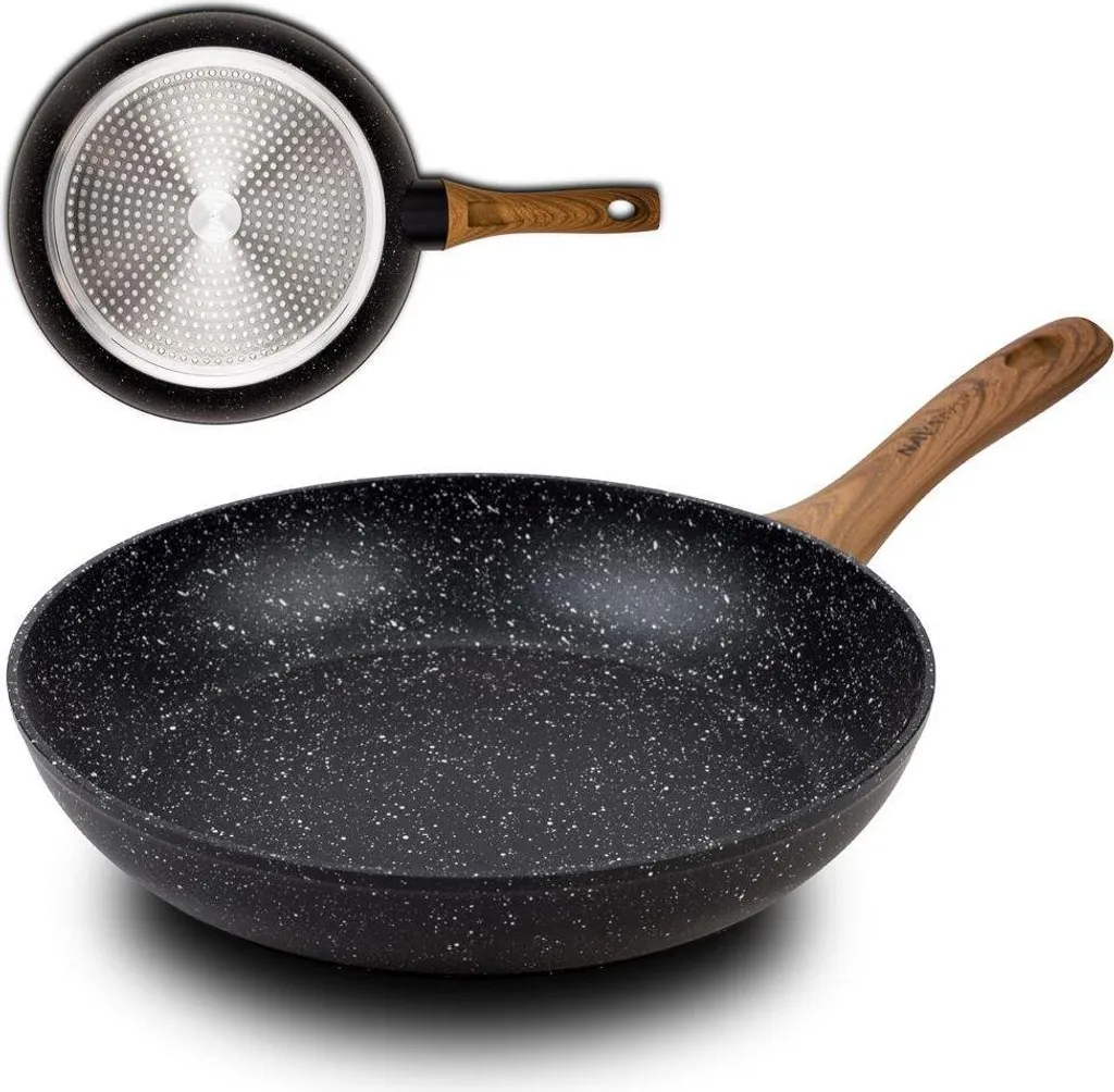 Pentola Bombata In Alluminio Professionale Con Manici In Ottone Con