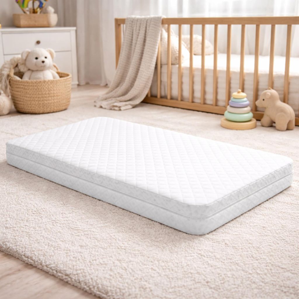 HAGO24 Kindermatratze 70x140cm Babymatratze Kaltschaum Allergikergeeignet Atmungsaktiv Waschbarer Bezug Schadstofffrei