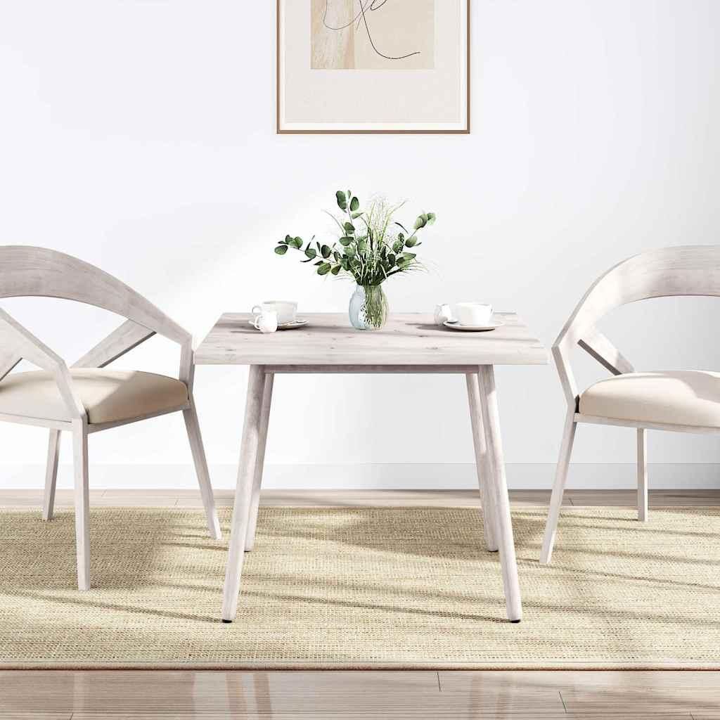 vidaXL Tischplatte Weiß 90x90x2,5 cm Massivholz Kiefer Produktbild 