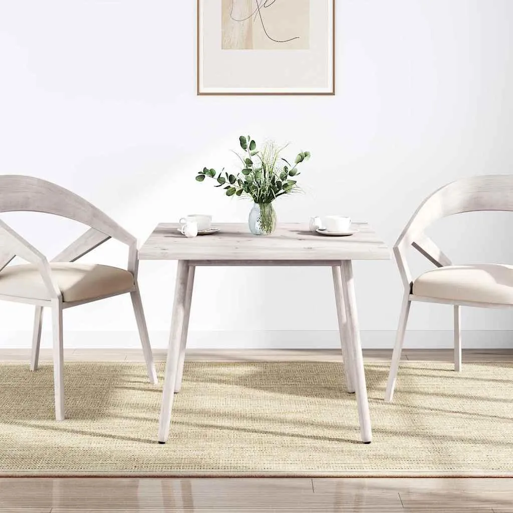 Ricambio Piano Tavolo 90x90 in Legno Massiccio Pino Bianco