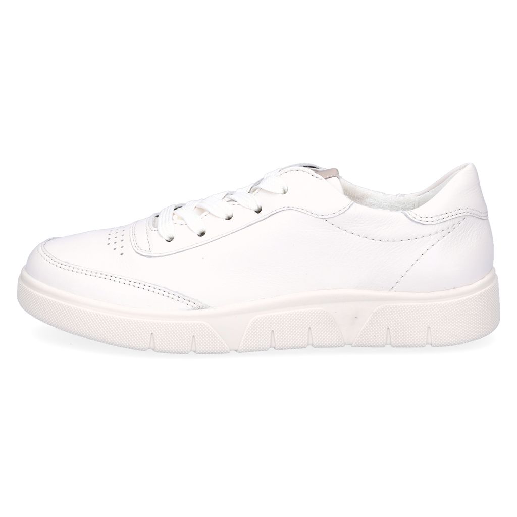 Ara Damen Leder Sneaker creme weiß 5,5