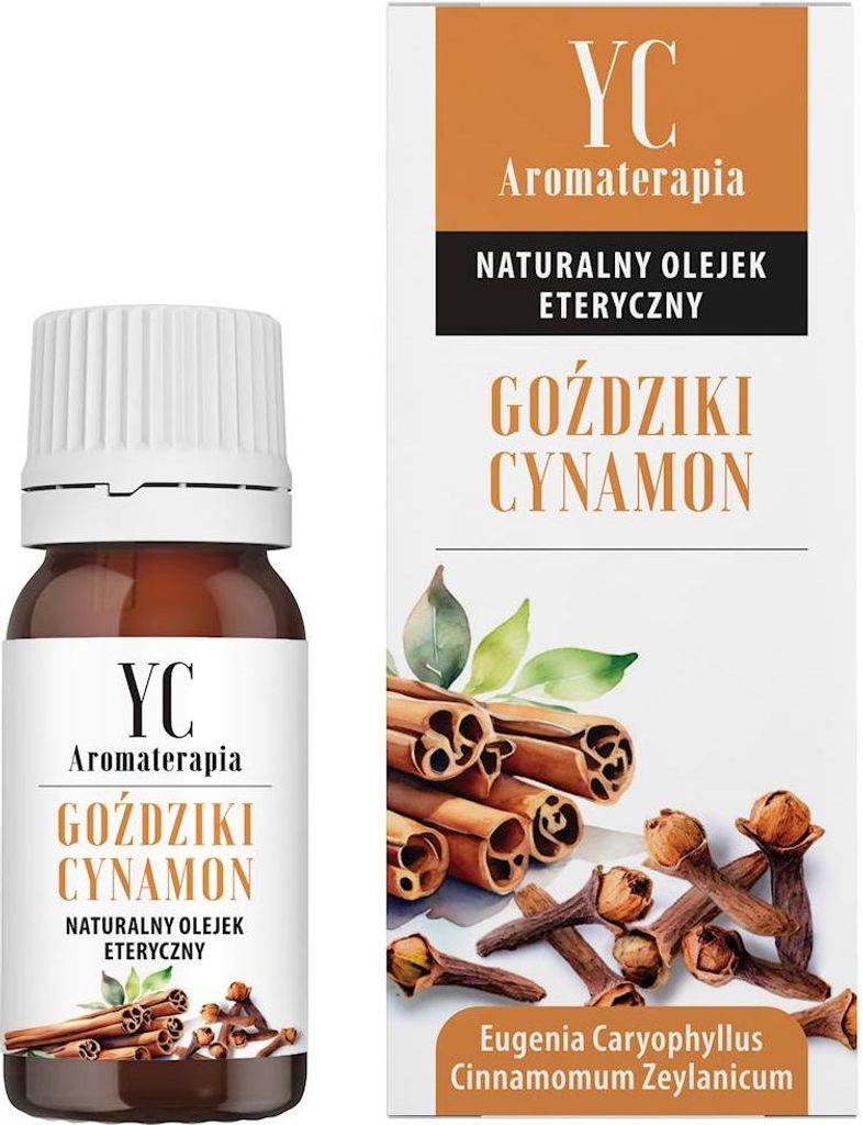 OLEJEK ETERYCZNY GOŹDZIKI Z CYNAMONEM 10 ml - YOUR CANDLE