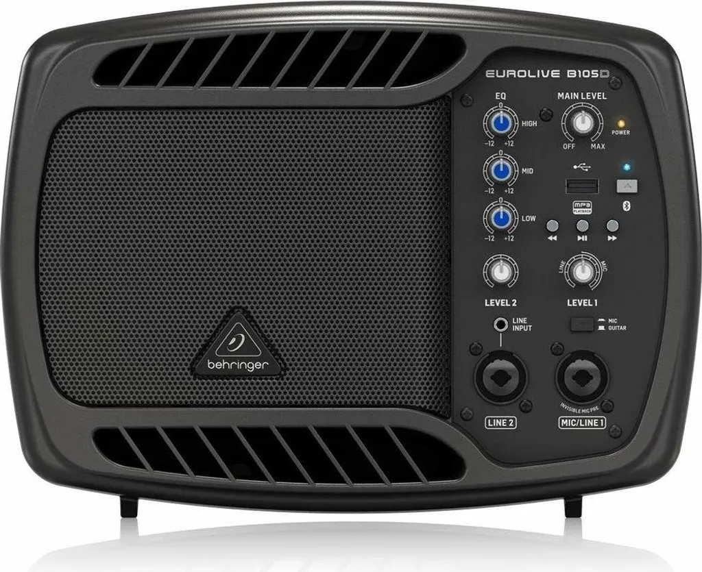 Behringer B105D Enceinte Mobile 50W Bluetooth et Port USB MP3 Intégré - 5
