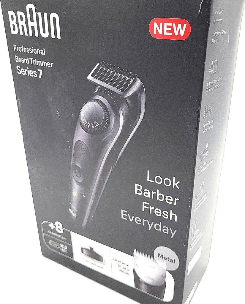 Braun Baardtrimmer 7 80708231, afwasbaar, onderhoudsvrij – Productafbeelding 