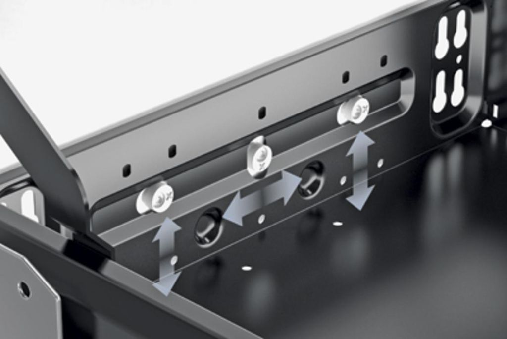 HETTICH Systema Top 2000 Container-Set Silent System, Teilauszug, ET 530 mm, alu