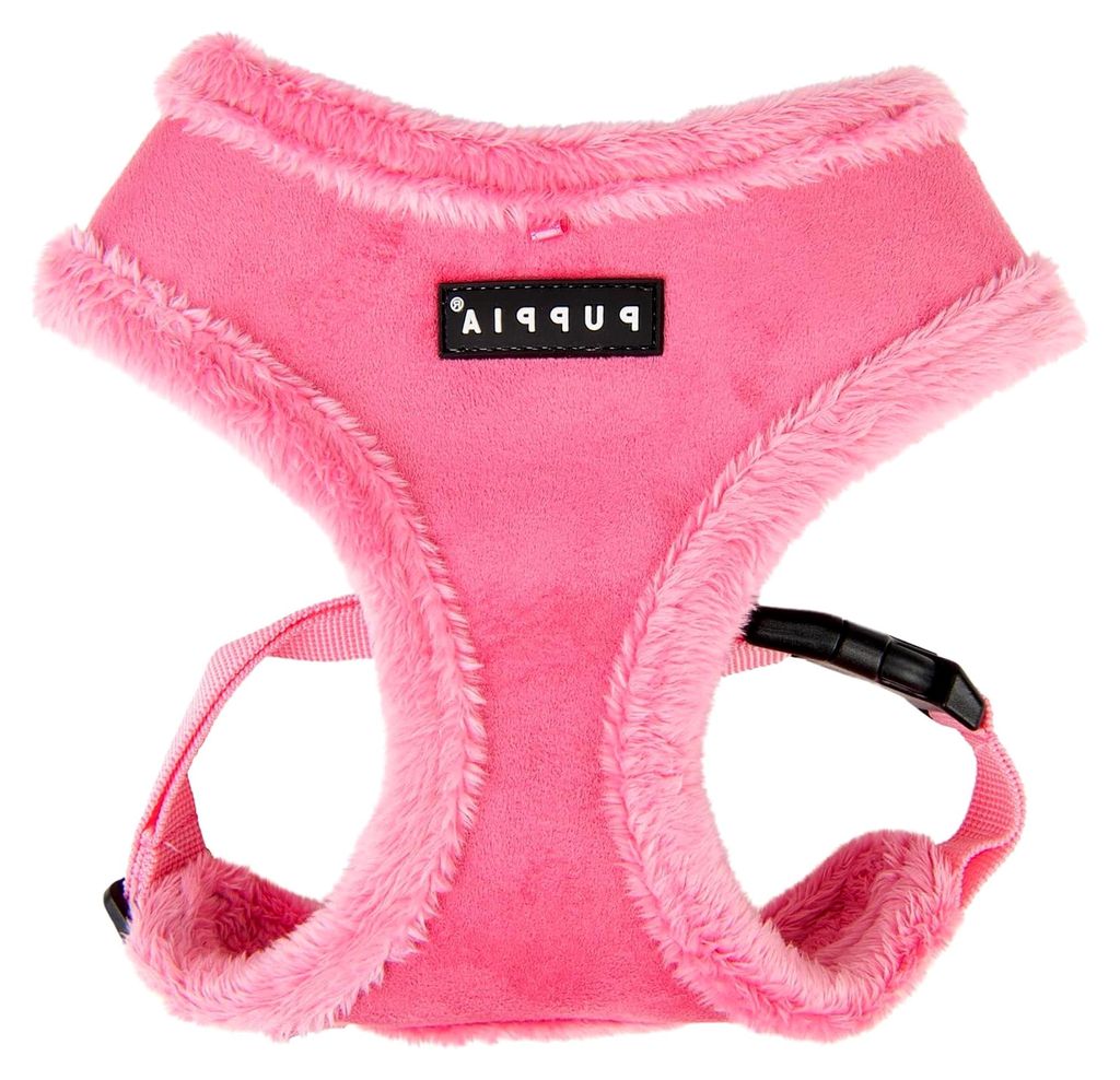 Hundegeschirr für kleine und mittelgroße Hunde - Terry Harness A - verstellbar und komfortabel, Pink, L