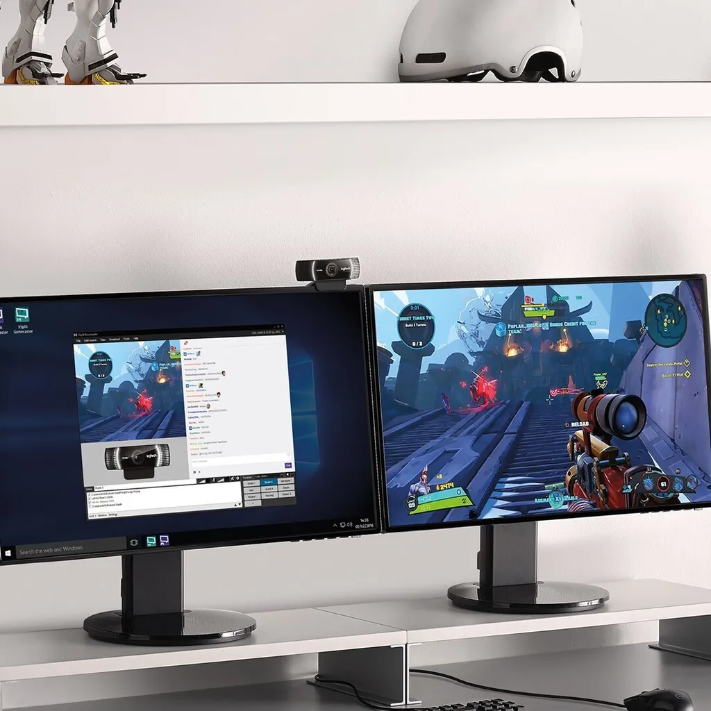 Logitech C922 Pro Stream Webcam 1080p : Correction Faible Luminosité - 11