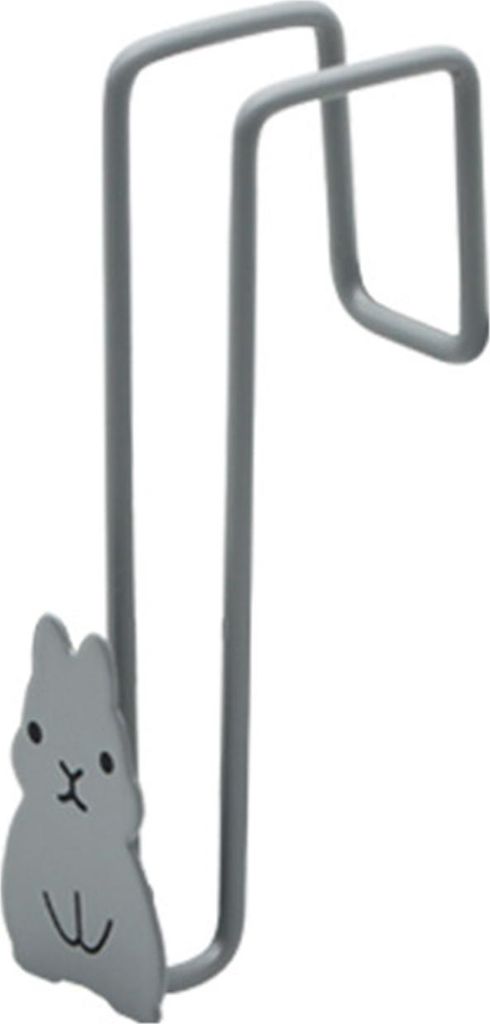 Multifunktionaler Türhaken, robuster Hasenhaken aus Metall, für Küche, Bad, Handtücher, Kleidung, Regenschirm, Tasche, Türrückseite