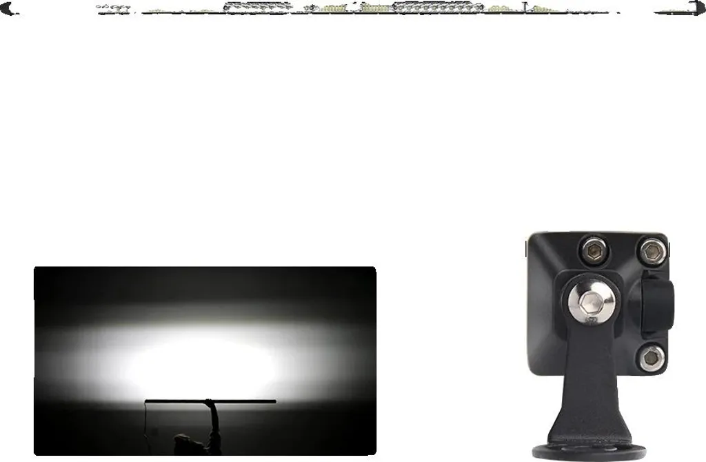 Barre de toit LED 42 pouces 208W idéale pour travaux et nuit noire