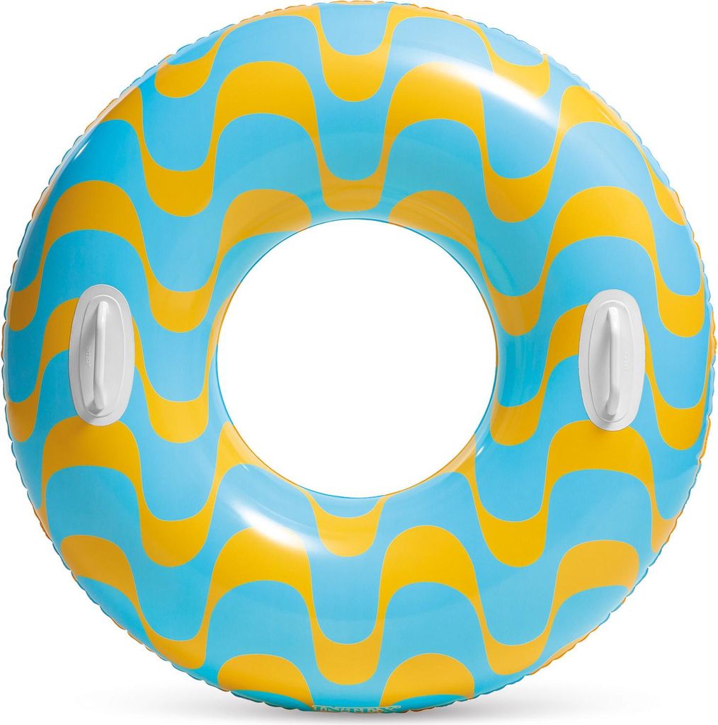 Aufblasbarer Schwimmring 91cm bunt stabil Produktbild 