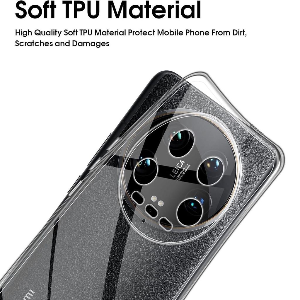 Schutzhülle für Xiaomi 14 Ultra Hülle Transparent Slim Produktbild 5
