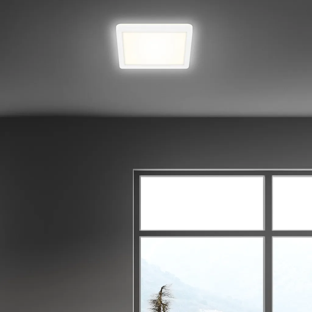 Pannello LED 12W 19x19 cm Bianco Neutro - Alta Luminosità 1400 lm - 5