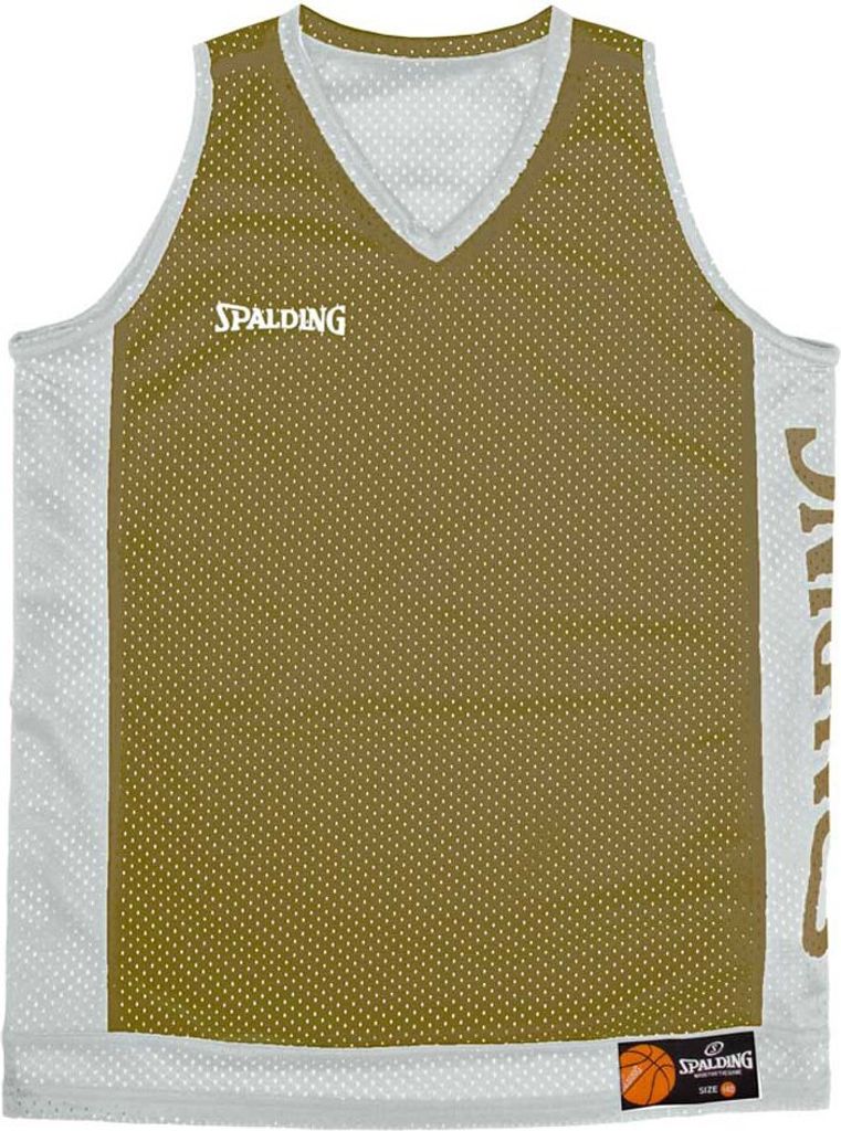Spalding Reversible ärmelloses T-shirt Grün M Mann Grün M
