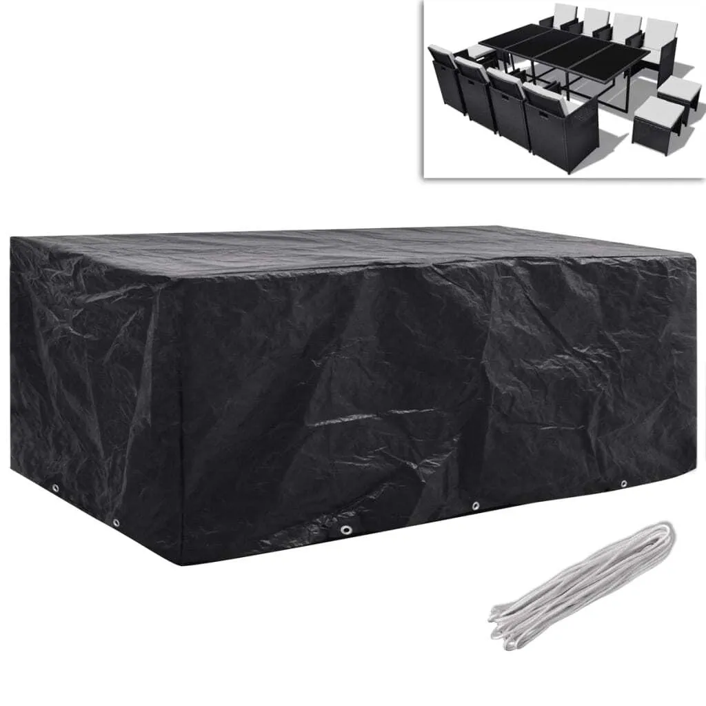 Coperture per mobili da giardino 2 pezzi 10 occhielli 229x113 cm - 2