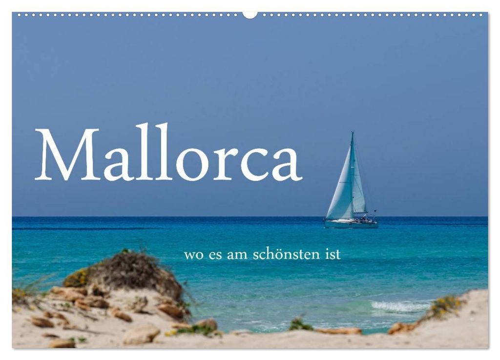 Mallorca wo es am schönsten ist (Wandkalender 2027 DIN A2 quer), CALVENDO Monatskalender